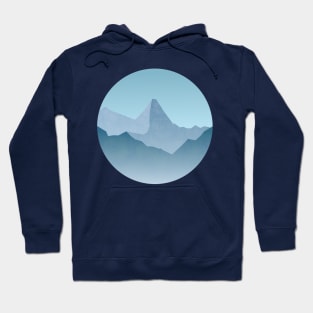 Ice mountain range Hoodie